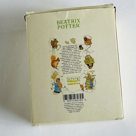 Vtg Beatrix Potter Hunca Munca Mother Mouse Ceramic Hanging Xmas Ornament 1993 - Picture 3 of 7